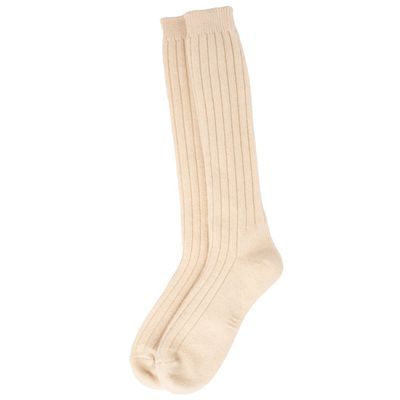Oims Knee Wool Sock - Natural White (5 pack)