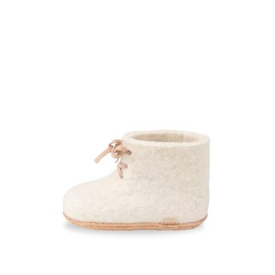 My first slipper Eco Baby - Natural white